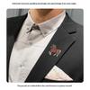 Classic Rhinestone Horse Brooches For Women Zodiac Animal Lapel Pins Casual Party Accessories New Year Gifts Friends