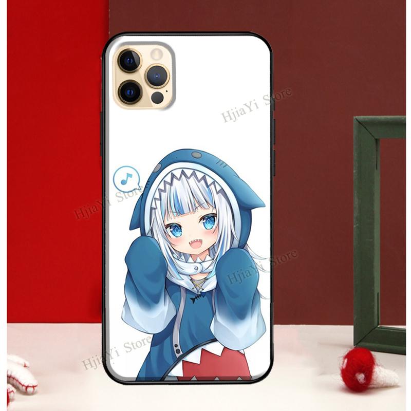 

Gawr Gura Hololive аниме для iPhone 13 Pro Max 12 Mini 7 8 Plus чехол для телефона iPhone 11 Pro Max XS XR X SE2 чехол iPhone 13Pro MAX