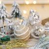 Transparent Bubble Christmas Ball Plastic Pendant Hanging Ornaments for Christmas Tree Holiday Decorations