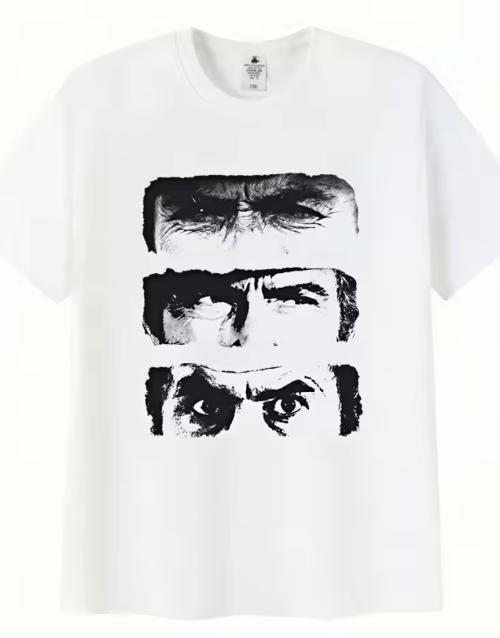 The Good The Bad And Ugly Tv Graphic Print Unisexs TShirt Harajuku Fashion Casual Short Sleeve Gothic Garunisext Cotton TShirt