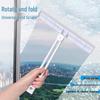 Multifunctional Foldable Glass Cleaning Brush with Hand Scraper for High-Rise Windows