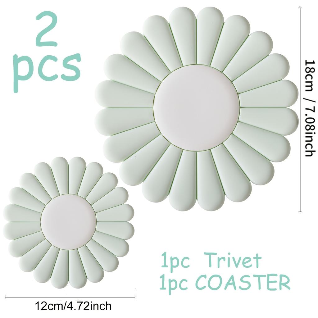 2Daisy Silicone Mat | Heat-resistant Non-slip Kitchen Mat Suitable for Pots Pans and Utensils - The Perfect Choice for Christmas and Halloween