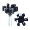 Furniture Production 50.8mm 2in Milling Cutter Shank Insert High-speed Machining Compatibility Six-flute Design