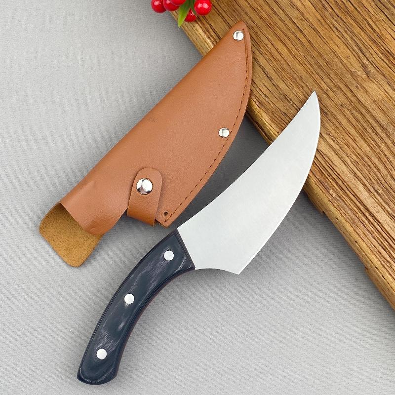 

Кованый нож для разделки мяса из нержавеющей стали, сербский кухонный нож для мяса, костей, рыбы, фруктов, овощей, нож шеф-повара