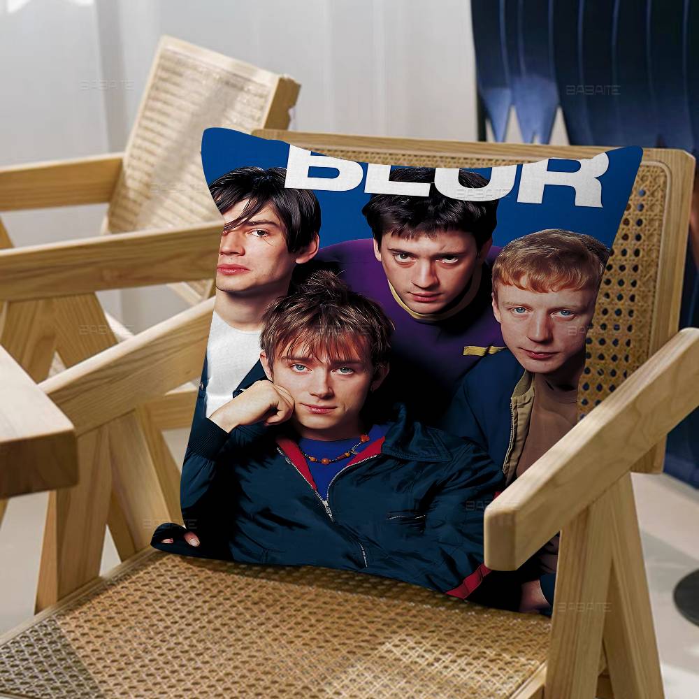 B-Blur Rock Roll Band Cushion Cover Pillow Cover Decor Pillowcase Printed Cushion Case For Couch