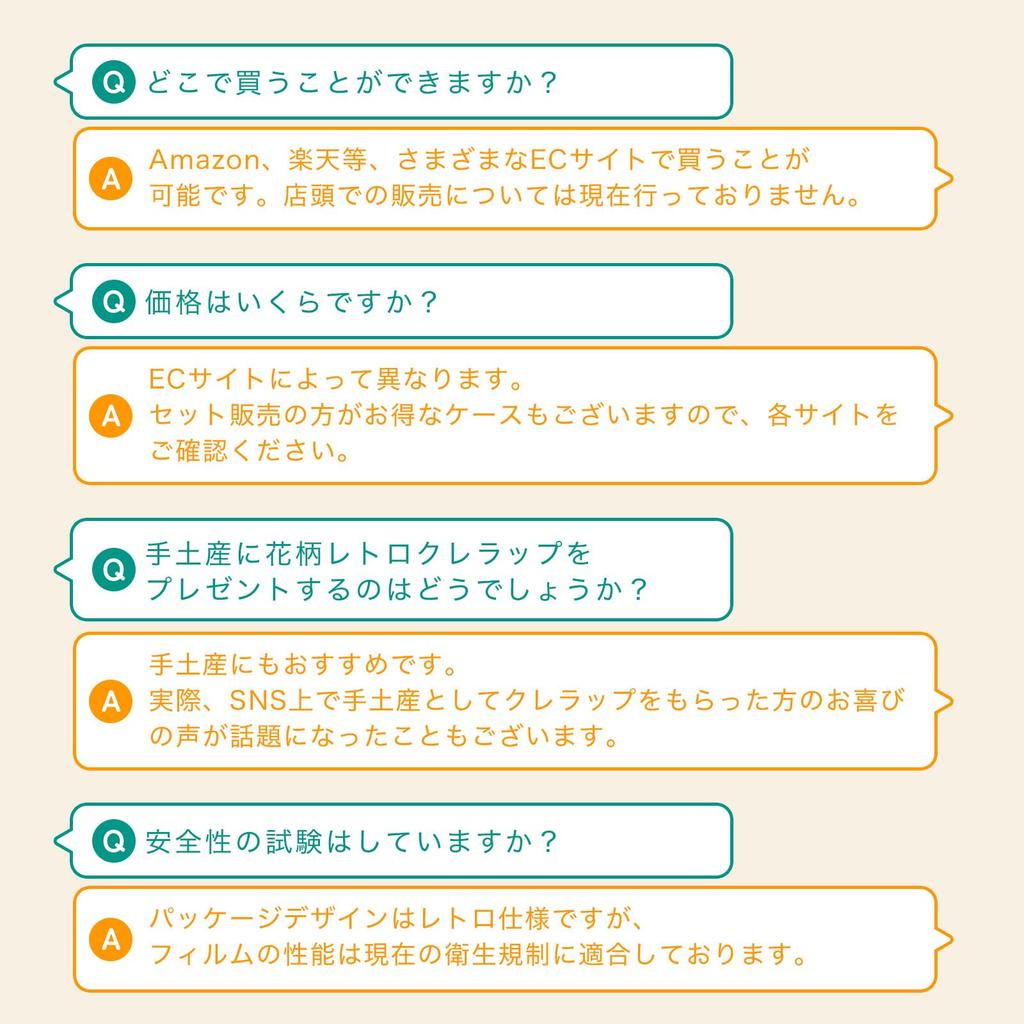 Reprinted Retro Cle Wrap Mini 50m x 3 rolls Bonus Freezer Bag +