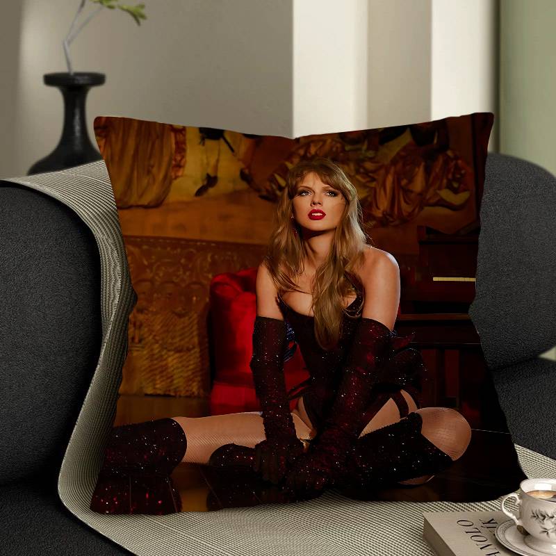 T-Taylor-Swifts Singer Pillowcase Toon Gift Cushion Cover Bedroom Home Sofa Chair Seat Decor Pillow Case