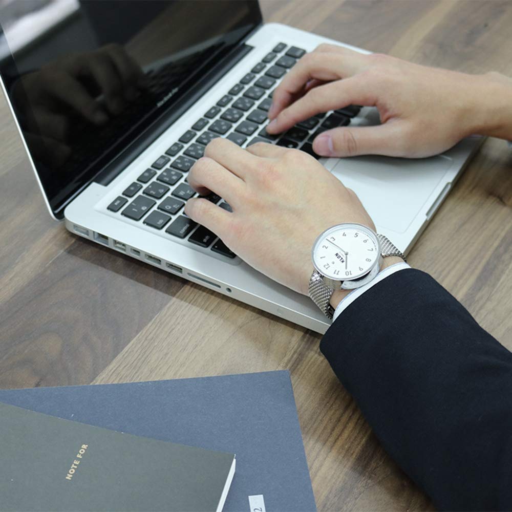Watch Mechanical Arm Watch Automatic Winding Domestic Made in Japan Simple Silver KLON AUTOMATIC WATCH 43mm Men's -STANDARD-
