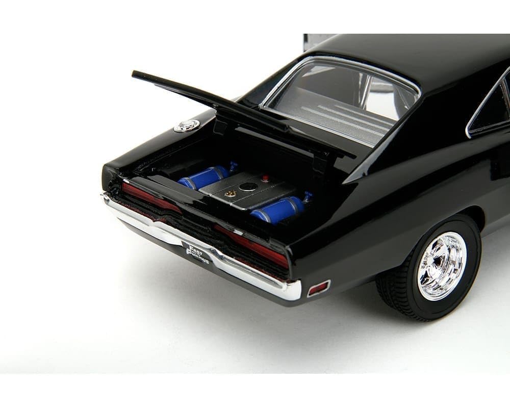 JADA TOYS 1/24 Fast & Furious Dodge Charger R/T 1970 Black Fast & Furious Charger TrueSpec