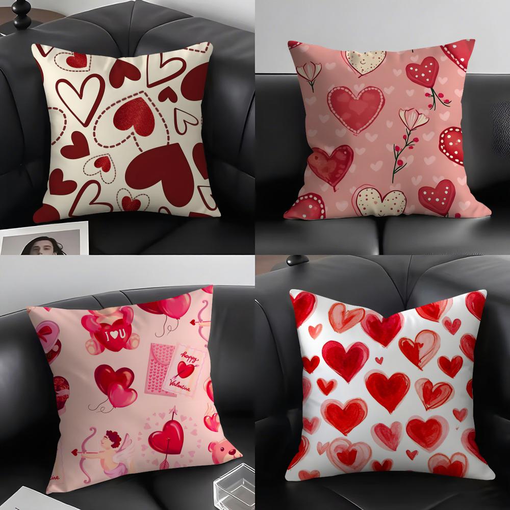 Love INS Cushion Cover Pillowcase Ultra Soft Skin Friendly Fabric Cloud Like Comfort  Concealed Zipper