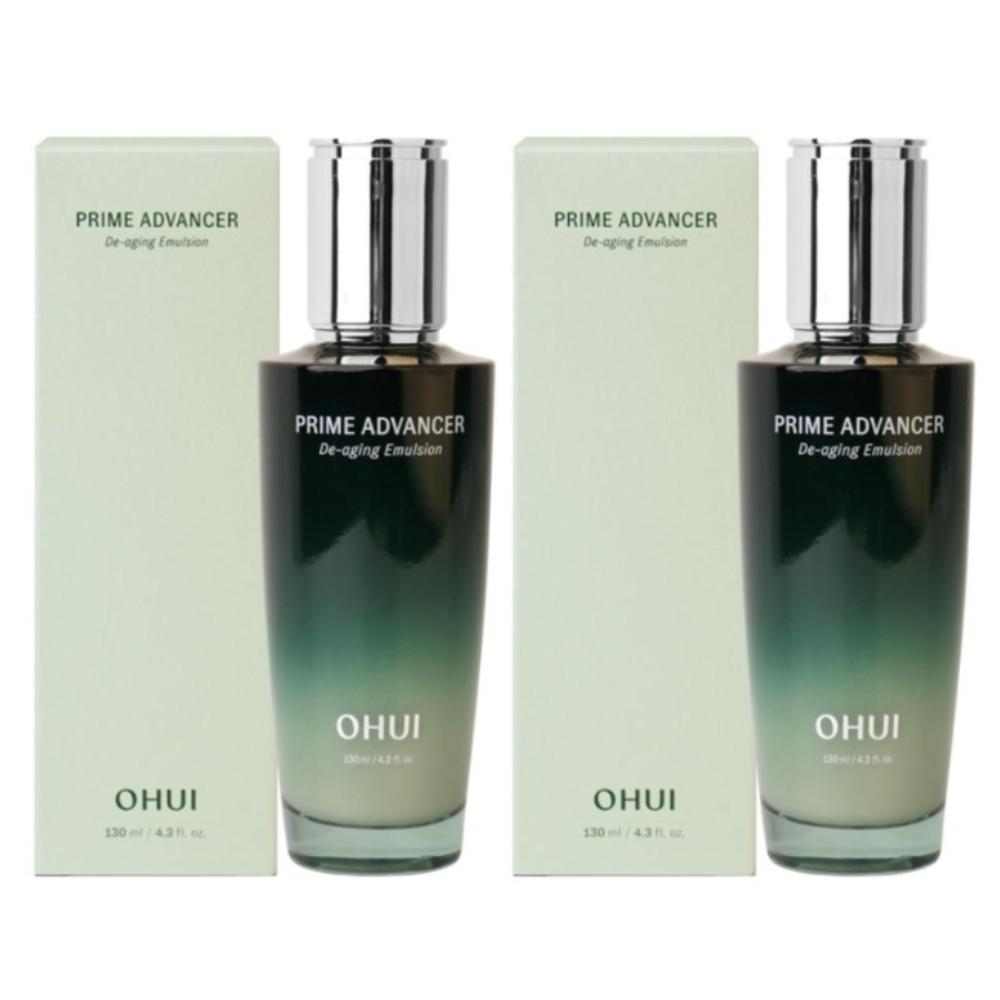 Ohui Prime Advancer De-Aging Emulsion 130ml – Anti-Aging Koreanische Lotion mit Peptiden, Feuchtigkeitsspendende & Straffende Hautpflege für Jugendliche Ausstrahlung