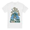 Sesame Street Unisex Adult All The Cookies T-Shirt