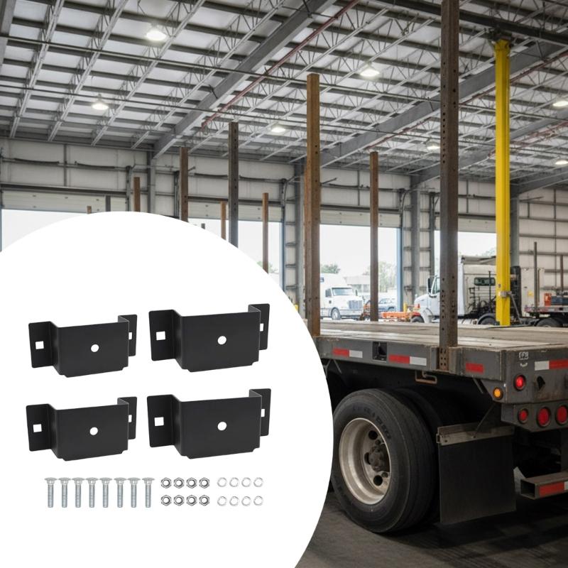 Quick Install Trailer Support Bracket Stabilizer For Trucks Trailers Heavy Vehicles Tool Free Setups Weatherproof Design