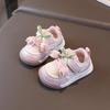 2025 Autumn Tulip Girls' Non-slip Soft Sole Canvas Shoes - Versatile & Fashionable Children's Walking Footwear
