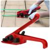 Handmatige Spanband Spanner Rood Slless Combinatiegereedschap Bindgereedschap voor 16~19mm PET/PP Tape