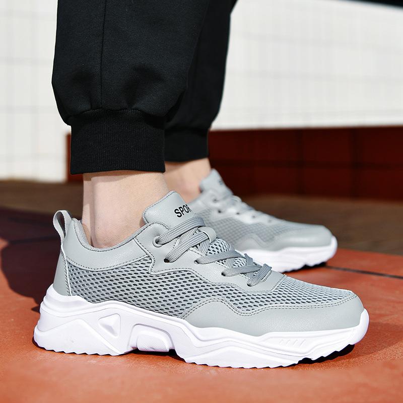 Sportliche Herrenschuhe Sommer Netz Laufschuhe Reiseschuhe Leicht und atmungsaktiv Mode