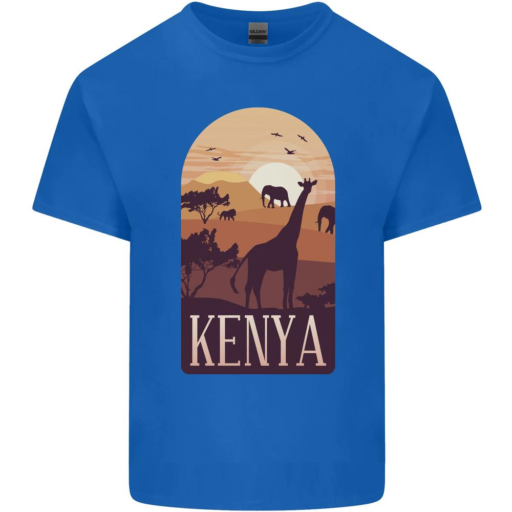 Kenya Safari Souvenir Unisexs Cotton TShirt Tee Top