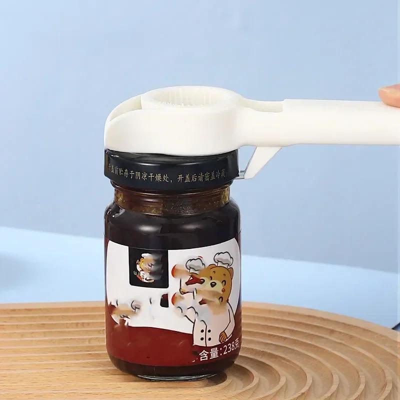 4 In 1 Beer Bottle Opener Multi-purpose Beverage Jar Can Bottle Cap Opener Plastic Corkscrew Dining Bar Gadgets Kitchen Tool New