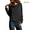 Women Autumn Long Sleeve Shirt Pure Color Casual Loose Tops