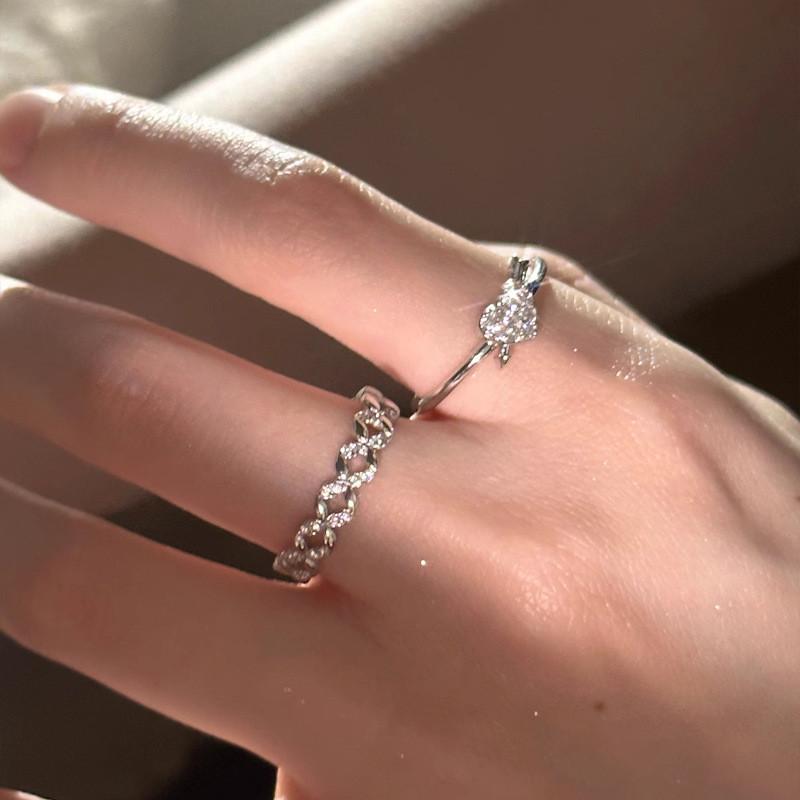 Stylish Minimalist Geometric Copper Ring For Women Adjustable Size Perfect For Everyday