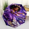 1PC Magical Unicorn Umbrella-8-Rib Reinforced, Automatic Open, Lightweight & Durable, Fashion Accessory for Outdoor, Beach L0371