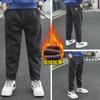 Boys Casual Fleece Lined Corduroy Long Pants Big Kids Children Trousers