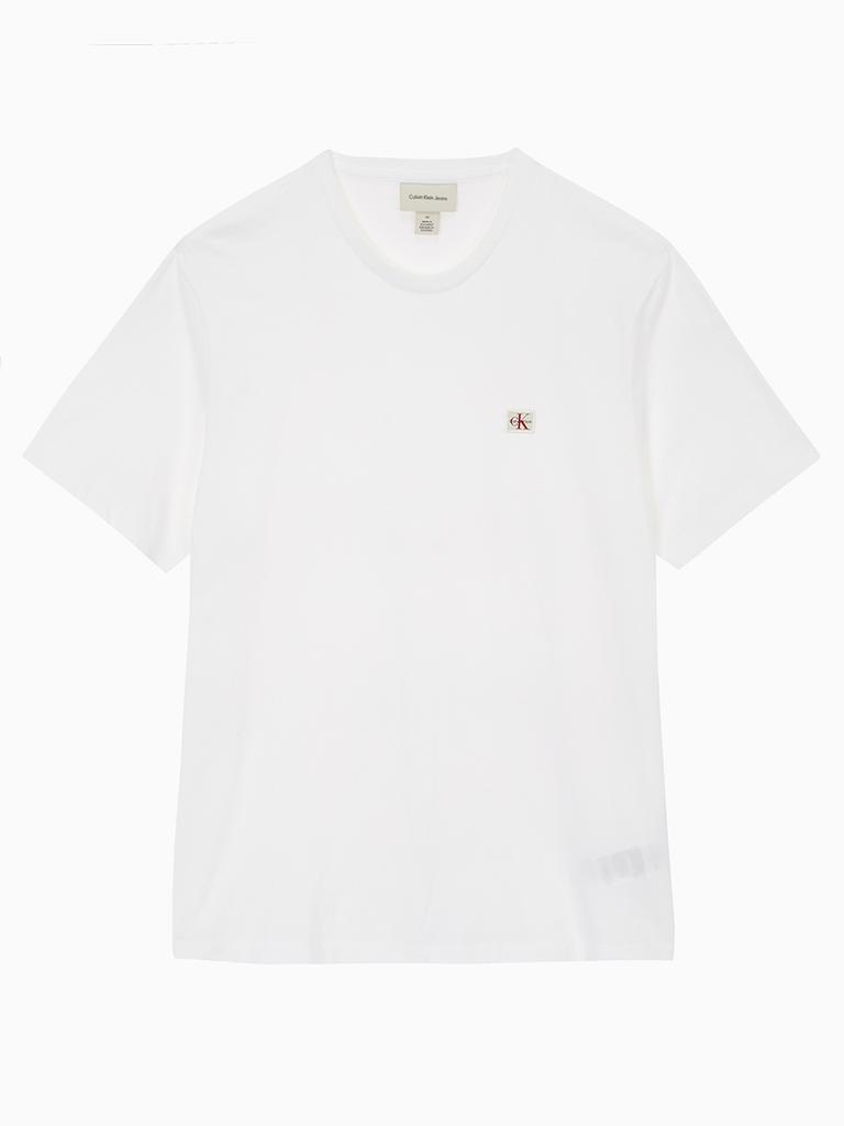 Kaelbinkeullainjin Classic Fit Badge Logo Short Sleeve T-Shirt 4Rc272G Yaf