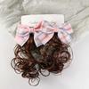 Headwear Girls Sweet Cute Baby Wig Hairpin Bowknot Hairclip Children's Bow Wig Hair Accessories