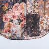 2025 Spring Women's V-Neck Printed Casual Shirt