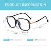 Blaulichtfilterbrille Metall Quadratische Brille Damen Herren Einfache Luxusbrille Blaulichtblockierende Mann Dame Computerbrille