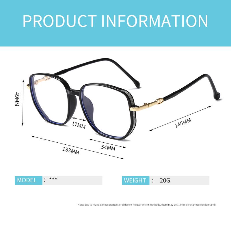 Blaulichtfilterbrille Metall Quadratische Brille Damen Herren Einfache Luxusbrille Blaulichtblockierende Mann Dame Computerbrille