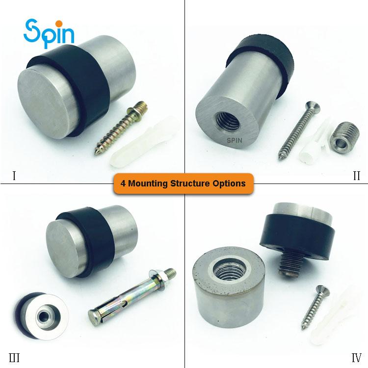 Modern Design Stainless Steel Door Stopper Aluminum Elevator Mounted Decorative Bottom Door Stop