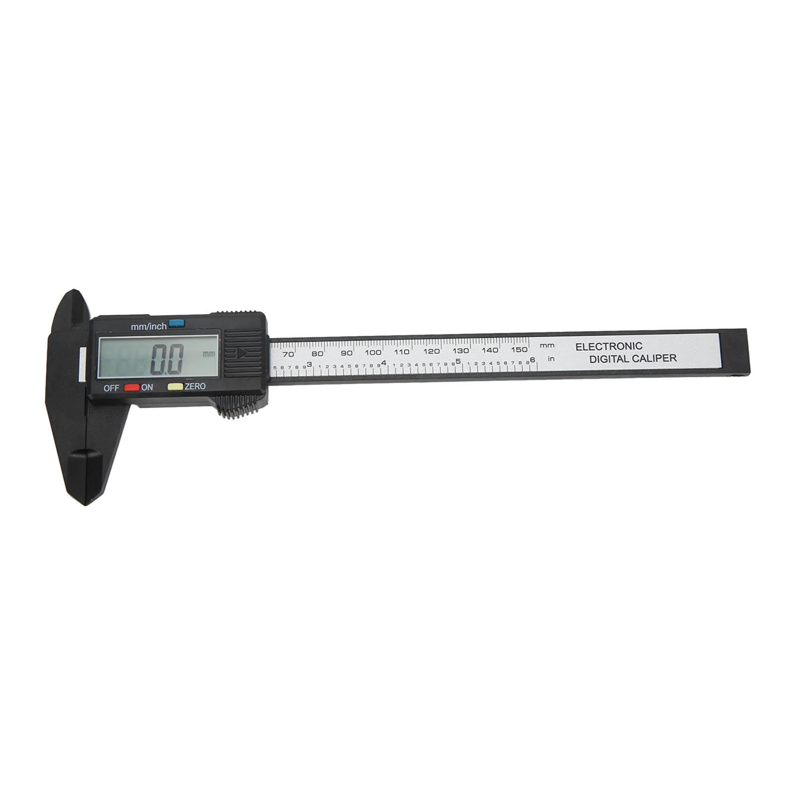 

Electronic Digital Caliper 0‑150mm Carbon Fiber Composites Digital Caliper with LCD Screen