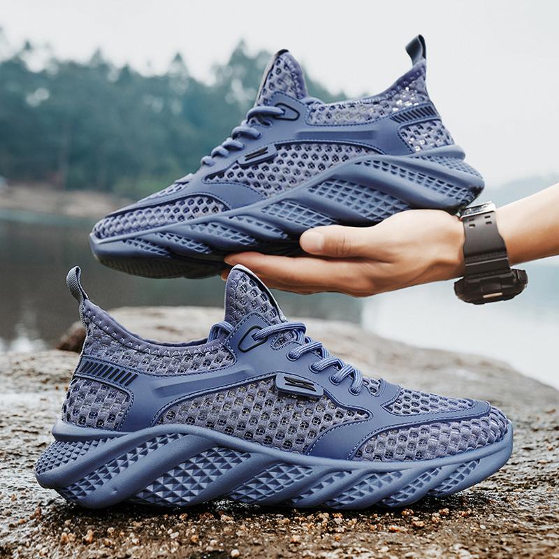 Sommer Herren Freizeitschuhe Mode Leicht Herren Laufschuhe Walking Sneakers Mesh Atmungsaktiv Männlich Jogging Sportschuhe