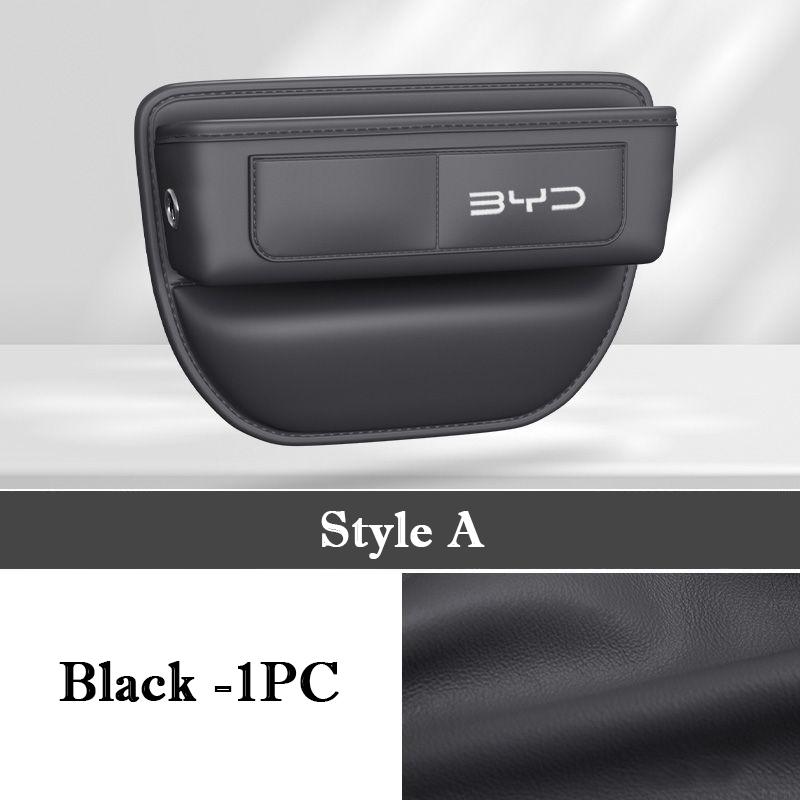 For BYD Seal 6 DM-i Touring 2025 2026 Car Seat Gap Storage Box Seat Gap Organizer Leather Storage Pocket Cup Phone Holder Bag