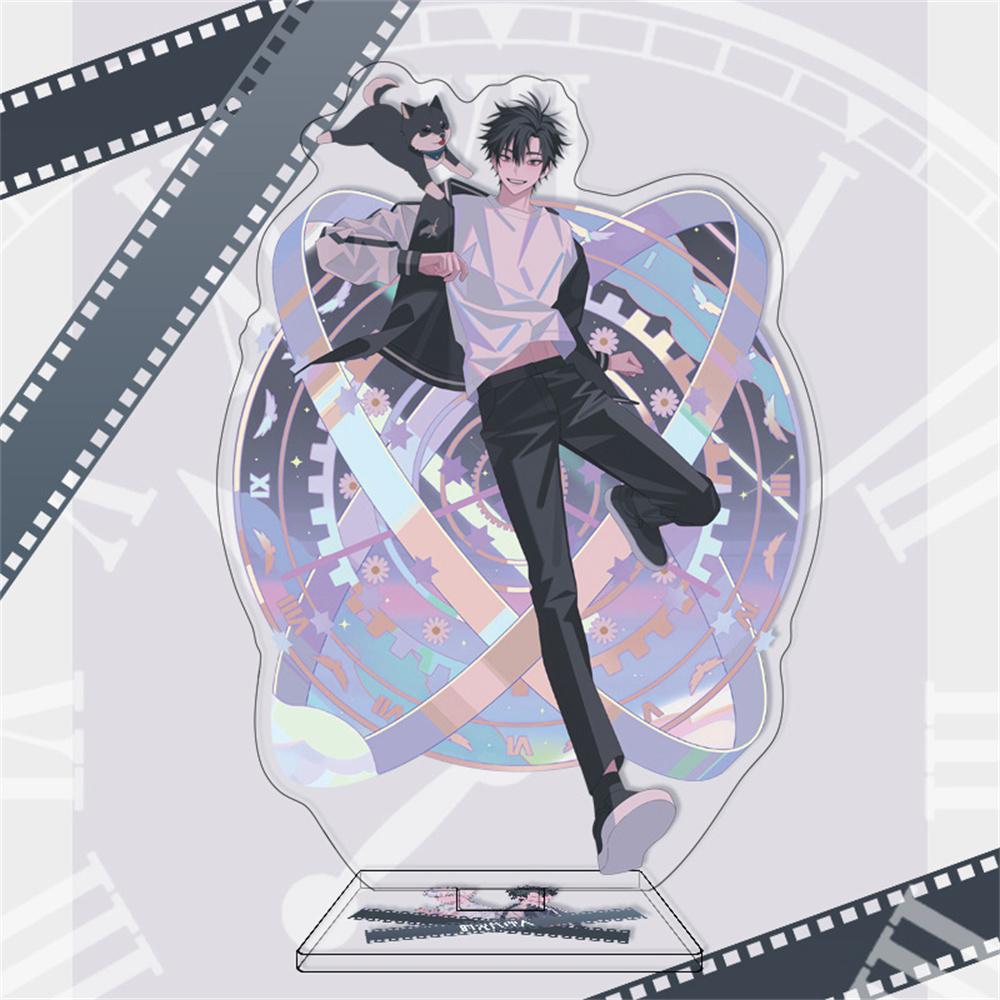 Hot Anime Link Click Acrylic Stand Model Figure Cosplay Plate Holder Topper Birthday Fans Christmas Desk Decor Plate Gift