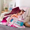 Emilia Mernes Mp3 Blanket Warm And Soft Suitable For Bedroom Living Room Sofa Bed Office Travel Camping