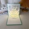 Creative Pop Up Musical Birthday Card Happy Birthday Paper 3D Birthday Cake Card Hollow Light Music Card Birthday Party