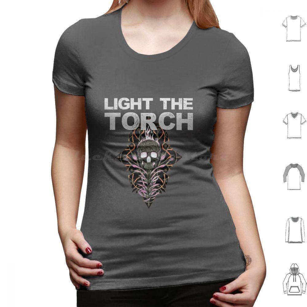 Metal Fan Art Light The Torch T Shirt 6xl Cotton Cool Tee Metal Metalband Light The Torch Metalcore Bandshirt Metalheads