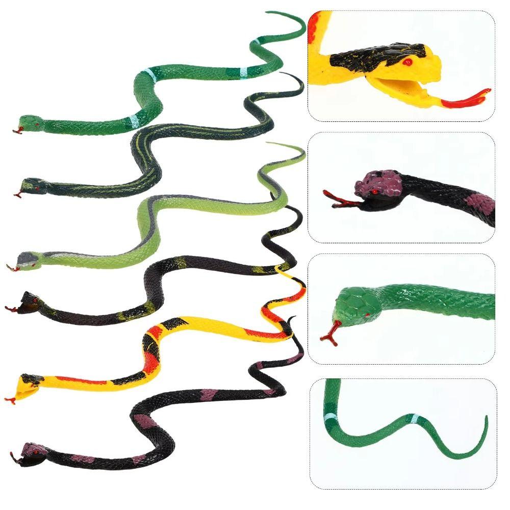 Wild Animal Simulation Snake Model Artificial Figurines Snake Action Figure  Tricky Toys