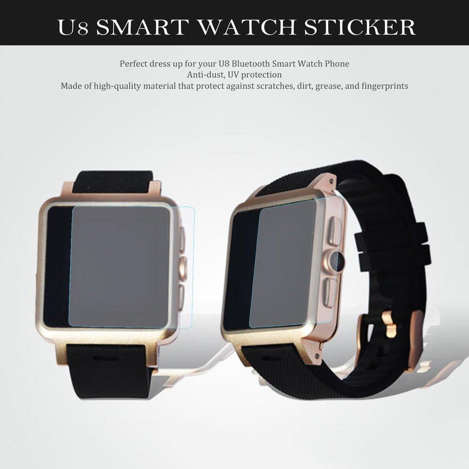 Buy Clear LCD Screen Protector Protective Film For U8 Bluetooth Smart Watch  Phone at affordable prices — free shipping, real reviews with photos — Joom