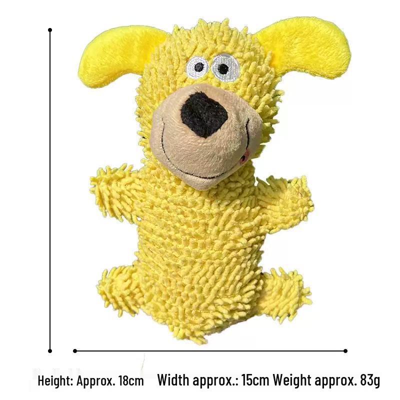 Plush Squeaky Dog & Cat Chew Toys - Durable Teething Pet Supplies
