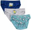 Rutschige Slip-Unterhosen für Jungen 3er-Pack Pokemon Baumwolle 4/5 Jahre fn04a