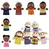 African Family Plush Toy Hand Puppet For Creative Roleplaying
