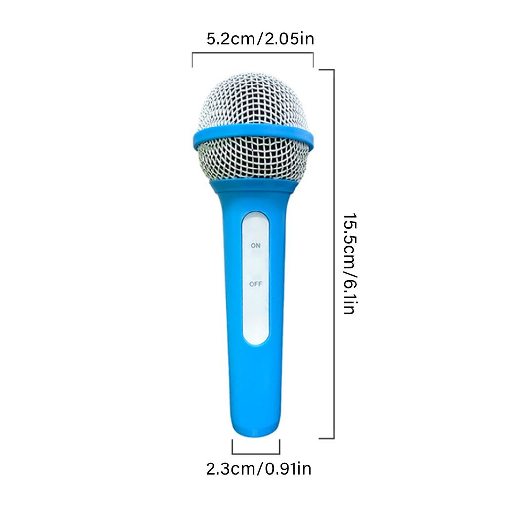 Fake Microphone for Karaoke Realistic Model Mic Dance Show Practice Perfect Costume Birthday Party Accessories