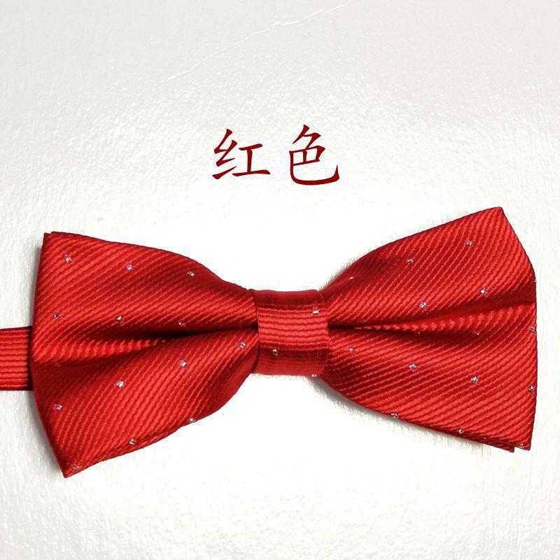 Papillon da Matrimonio da Uomo Abito a Pois Sposo Matrimonio Papillon Vestito Angolo Piatto Papillon Fibbia in Ferro Moda Business