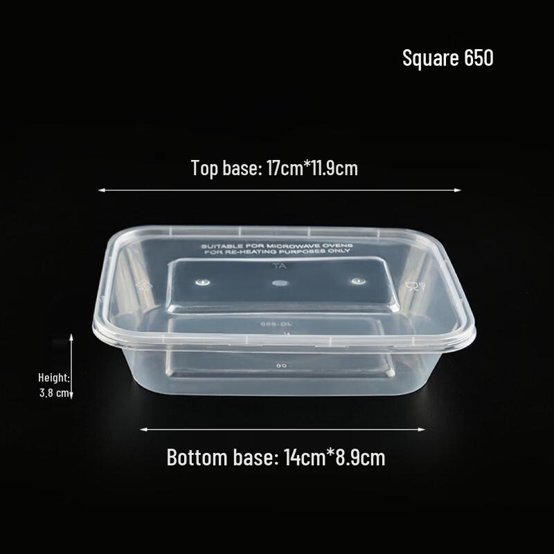 Handun Rectangular Disposable Food Container