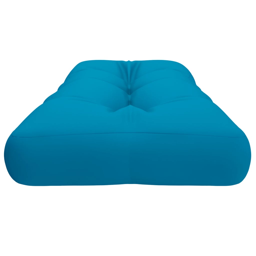 Pallet Cushion Light Blue 120 x 40 x 12 cm Fabric