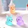 20pcs Resin Crafts Elk Miniature Figurines Cartoon Small Deer Statue  Christmas Gift