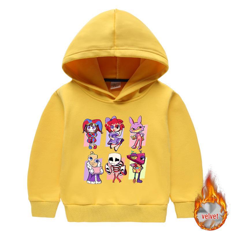 Children's Hooded Sweatshirt & Pants Set - Thickened, Warm, Autumn/Winter Style for Baby Boys & Girls